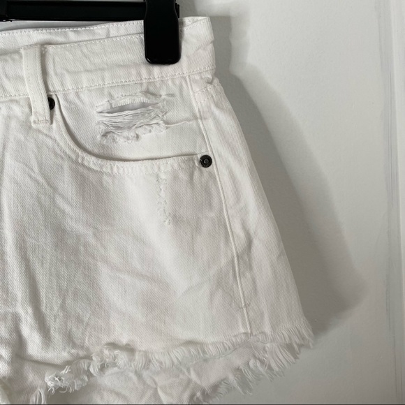 pistola Gigi Cut Off Denim Short in Polarize - Picture 6 of 12